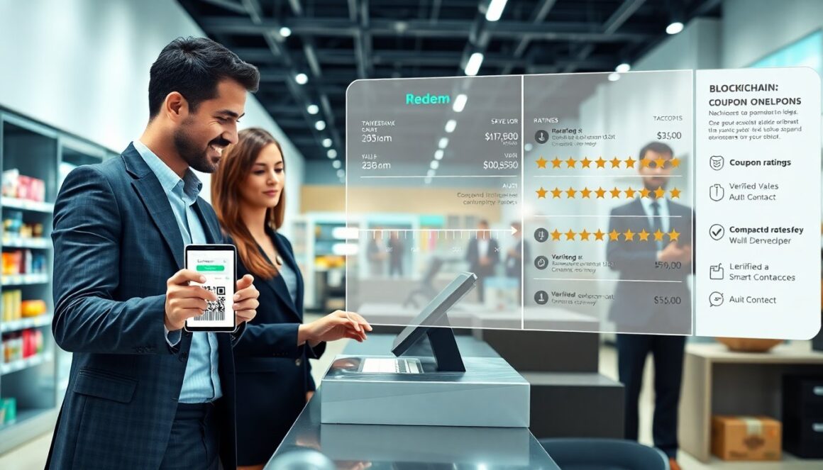 blockchain tech zebra shopping discounts ratings theblockchein